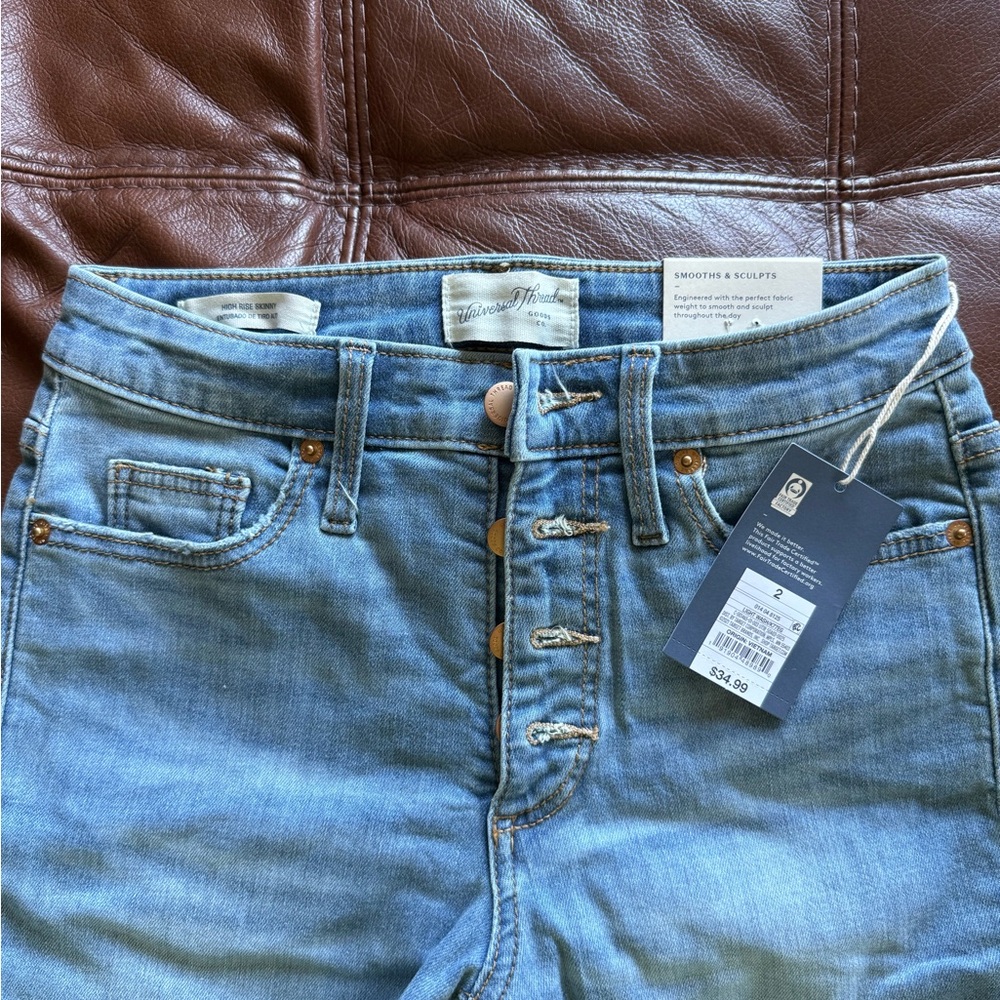 Universal Thread Women's Skinny Jeans - Light Blue